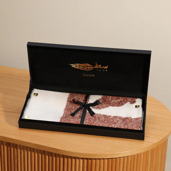 Saaf Mixed Pashmina Maroon Box