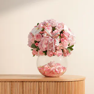 Pink Beauty Floral Vase 