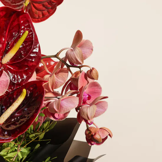 Coral Beauty Flower Bouquet