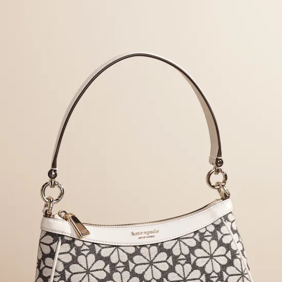 Kate Spade Flower Jacquard Convertible Shoulder Bag