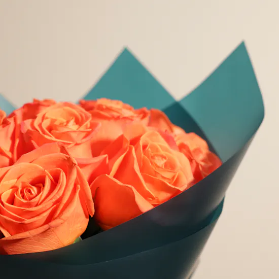 Autumn Glow Rose Bouquet