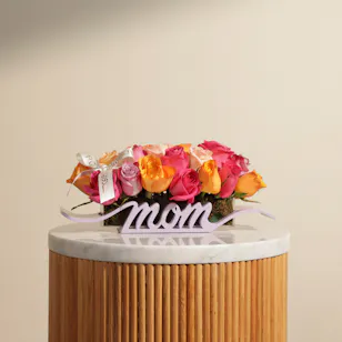 Delicate Flowers Tray