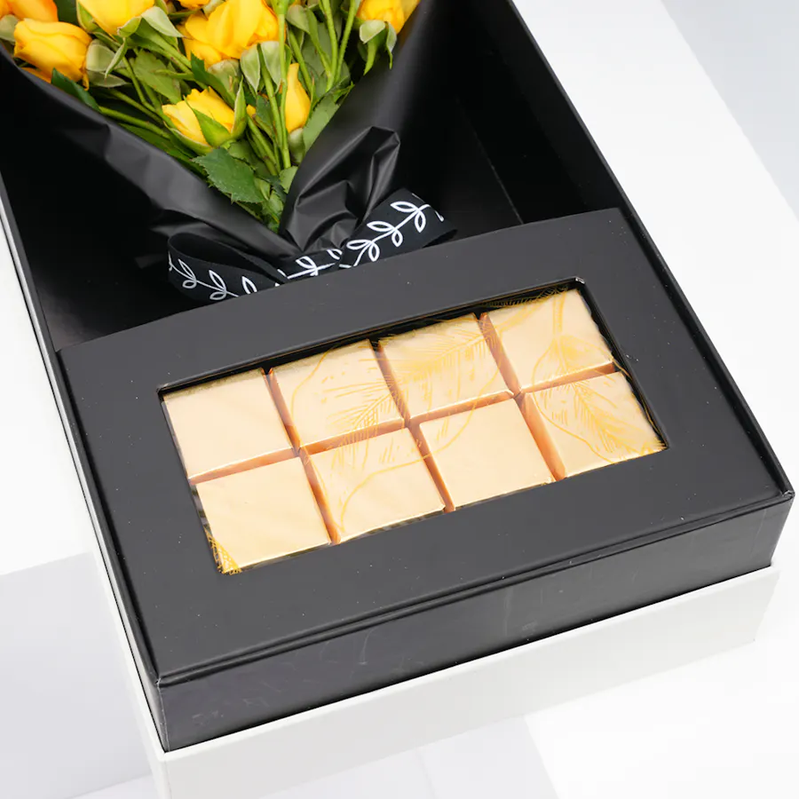 Anoosh Wafer Chocolate Box | Bright Bouquet 4