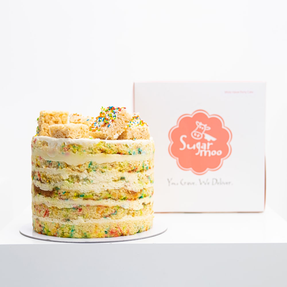 Sugar Moo White Velvet Party Cake
