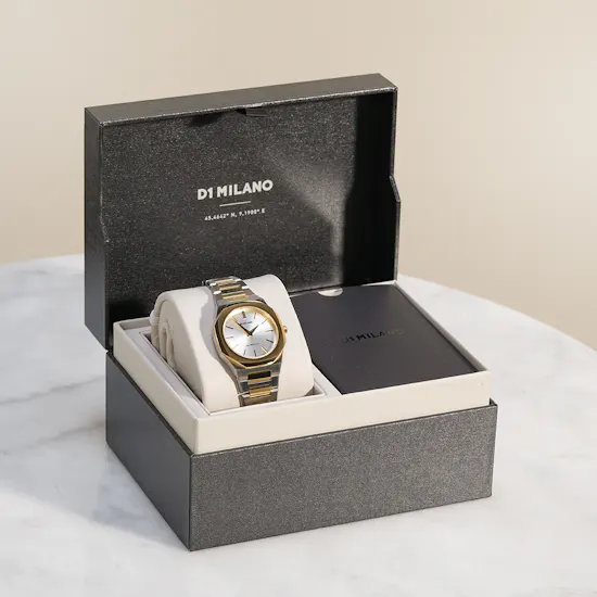 D1 Milano Edge Ultra Thin Two Tone Women's Watch