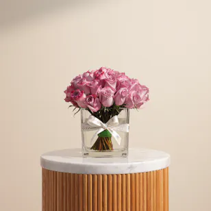 Magical Purple Roses Vase | 35 Flowers Magical Purple Roses Vase | 35 Flowers