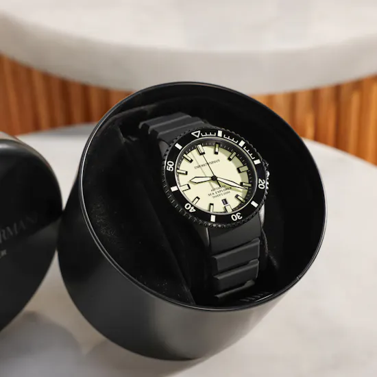 Emporio Armani Automatic Sea Explorer Men’s Watch | Whispering Petals Flowers