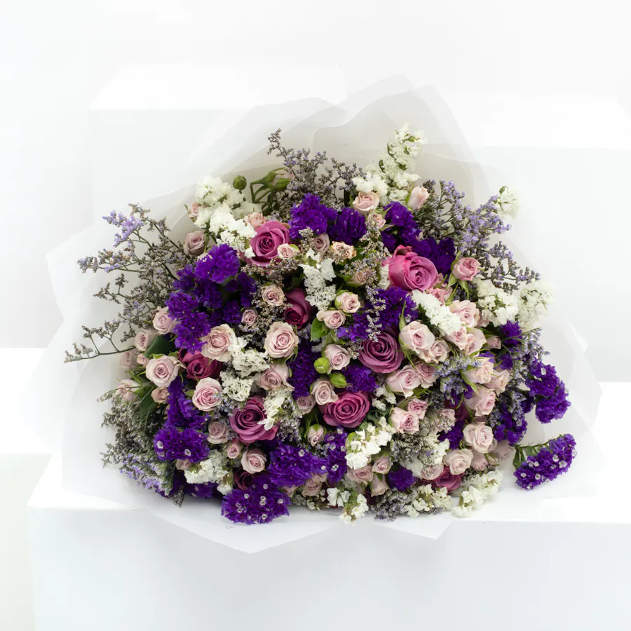 The Purple hope bouquet  3