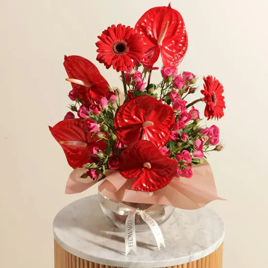 Passion Flowers Vase