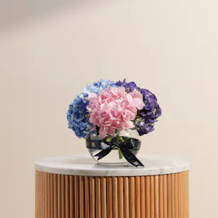 Colorful Hydrangea Vase 