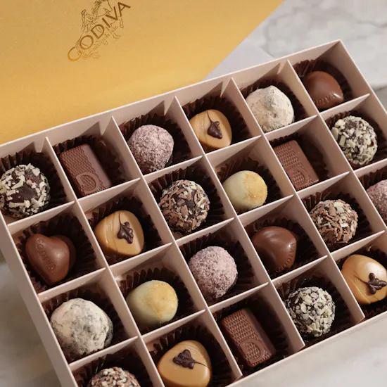 Godiva Gold Mixed Chocolate Box | Grateful Heart Flower Bouquet