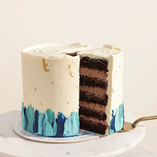 Floward Blue Birthday Cake