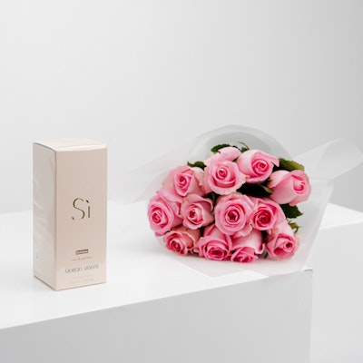 Giorgio Armani Si Intense EDP for Her | 12 Pink Roses