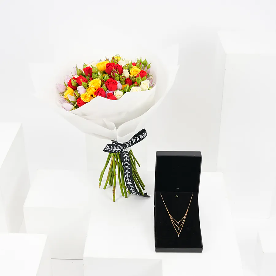 Nava Jewelry Gift & Elegant Baby Roses 6