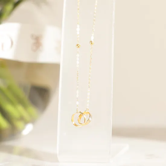 Amal Almajed Gold Link Necklace | Congrats Grad Flowers