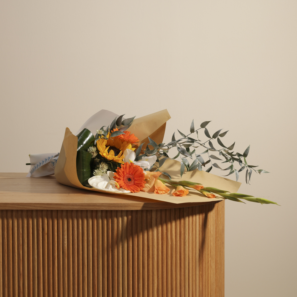 Sunset Symphony Flower Bouquet