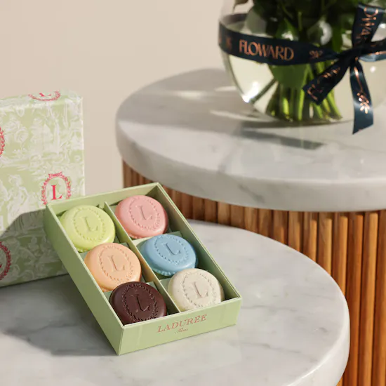 Ladurée Iconic Eugénie Gift Box | Birthday Flower Vase
