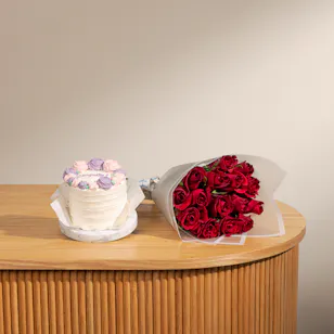 Nino's Congrats Cake | 15 Red Roses Nino's Congrats Cake | 15 Red Roses