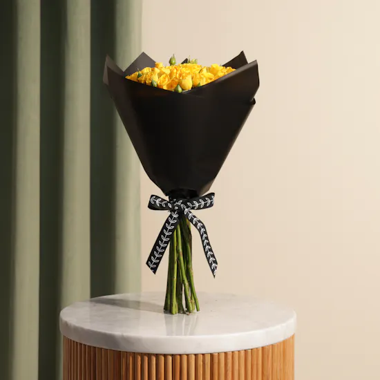 Bright Blooms Bouquet | 18 Baby Roses