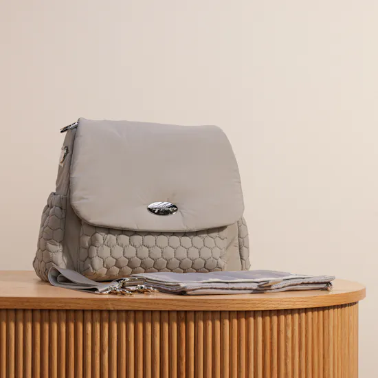 Tiny Humans Diaper Bag | Grey