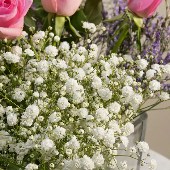 Blush Horizon Flower Vase