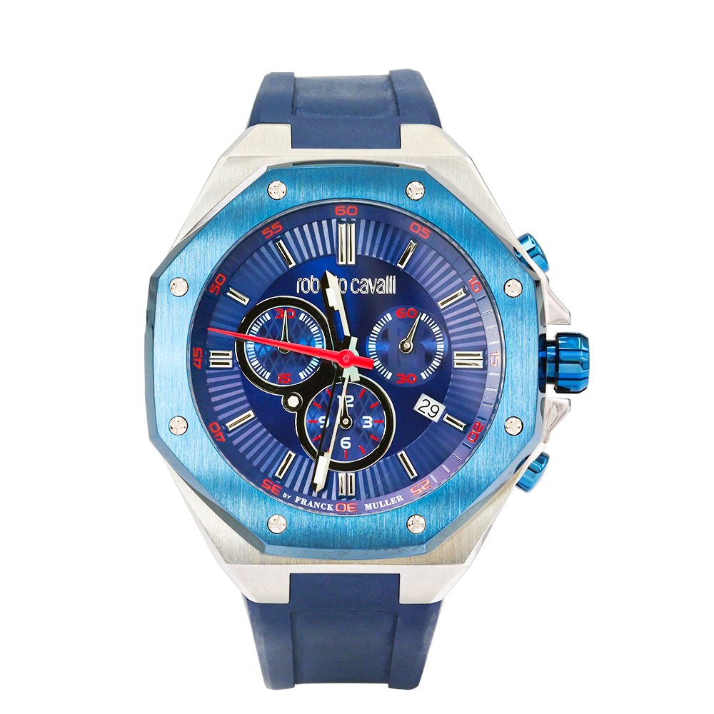 Roberto Cavalli By Franck Muller Blue Men's Watch