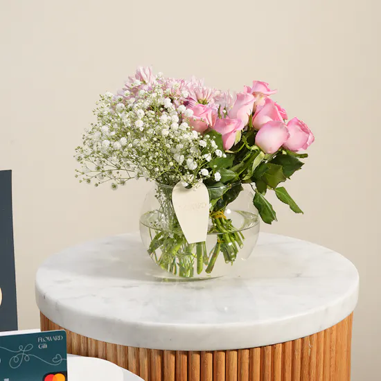 Floward Card 50 USD | Daydream Garden Flower Vase