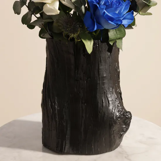Blue Forest Flower Vase