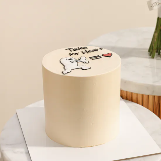 Floward Take My Heart Chocolate Cake | Touch of Romance Flowers Bouquet