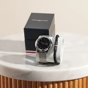 Tommy Hilfiger Black Watch Set Tommy Hilfiger Black Watch Set