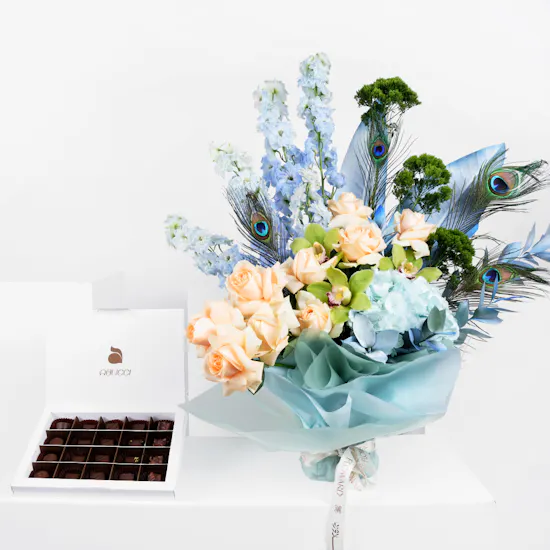 Abucci Chocolates Box | Flowers Bouquet