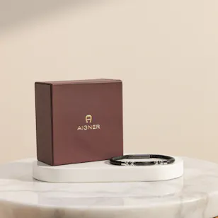 Aigner Fashion Black Bracelet for Men Aigner Fashion Black Bracelet for Men