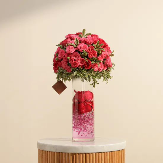 Color Burst Flower Vase