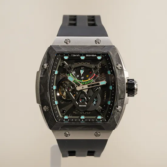 Tsar Bomba Neutron Automatic Limited Edition Black Titanium Men's Watch