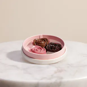 Rose Chocolate Bostani 3 PC