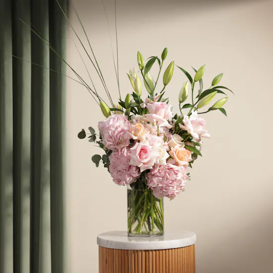 Soft Serenity Flowers Vase by September Studio