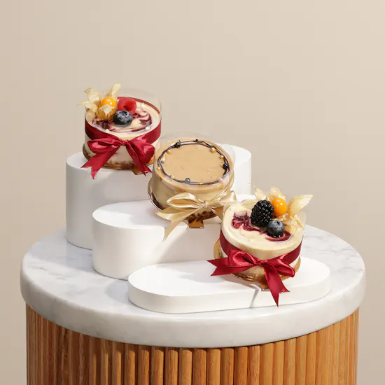 Cheese Cloud Mix Flavors Cheesecake