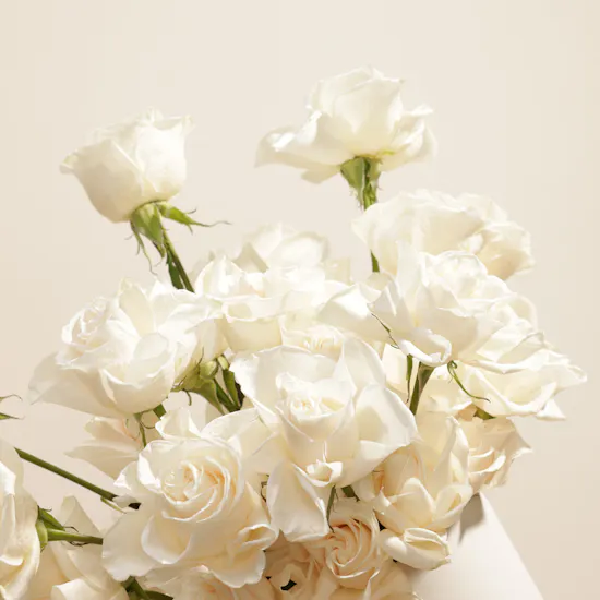 Le Chocolatier Dubai Bridal Chocolate Tray | White Flowers