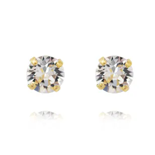 Caroline Classic Stud Earrings-Crystal