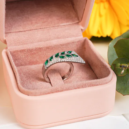 Floward Desert Palm Set with Green Stone | Delight Flowers
