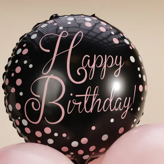 Floward Delicate Chocolate Box | Flowers Bouquet and Birthday Balloons Set