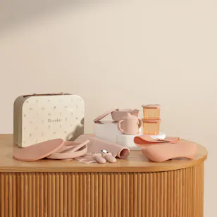 Moonkie First Bites Baby Luxe Box Gift Set