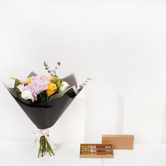 More Vegan Truffle Box | Rose Bouquet
