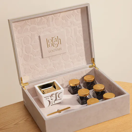 Lootah Velvet Incense Set