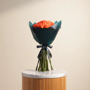 Orange Roses Bouquet | 35 Flowers Orange Roses Bouquet | 35 Flowers