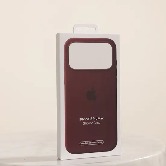 Apple iPhone 18 Pro Max Burgundy Silicone with MagSafe Mobile Case