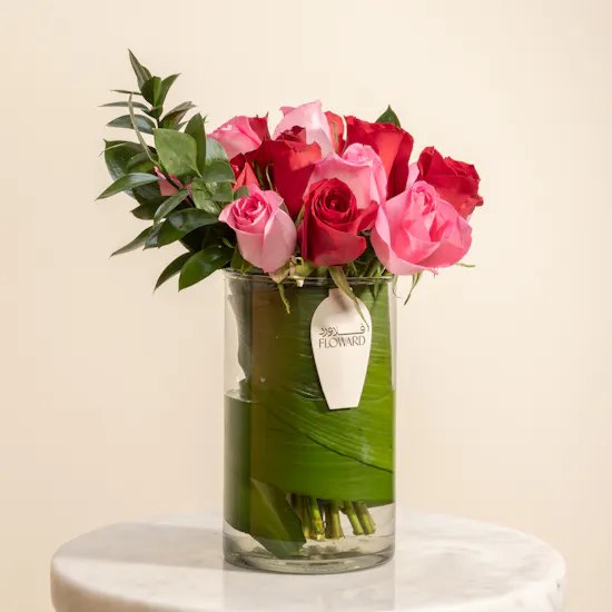 Elegant Roses Vase