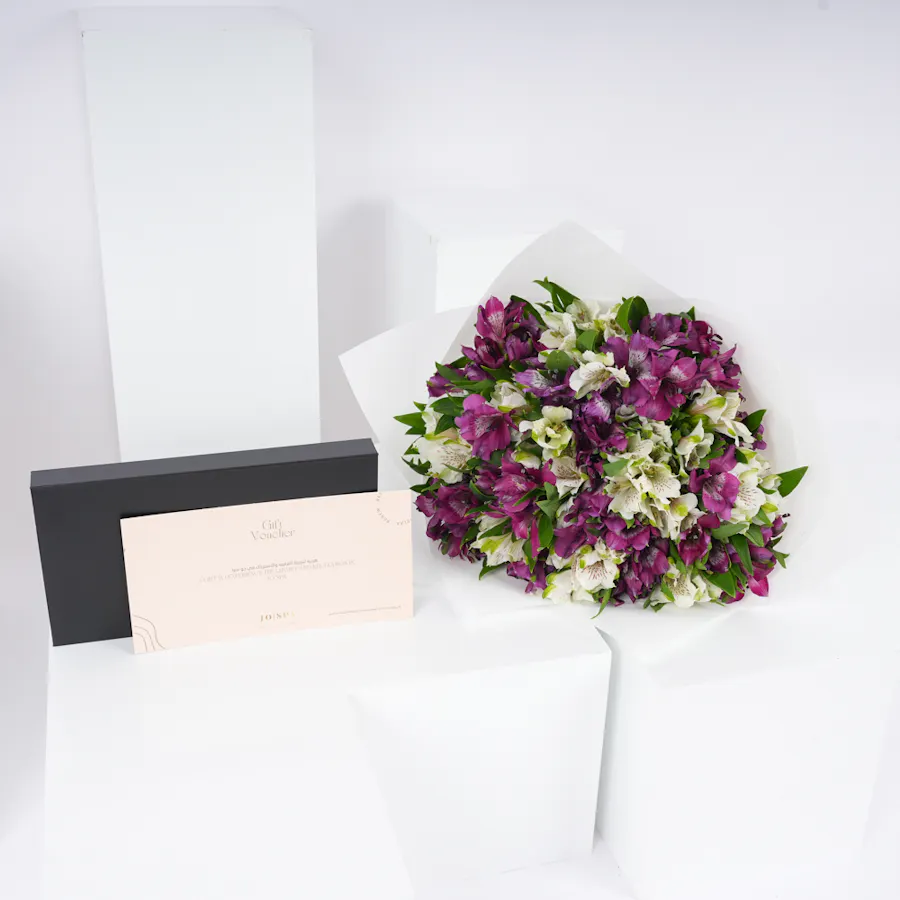 Jo Spa Hot Stone Massage Voucher | Alstroemeria 3