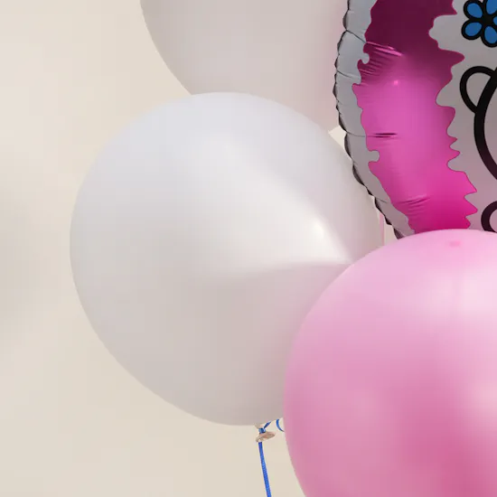 Floward Pink Baby Girl Balloon Set