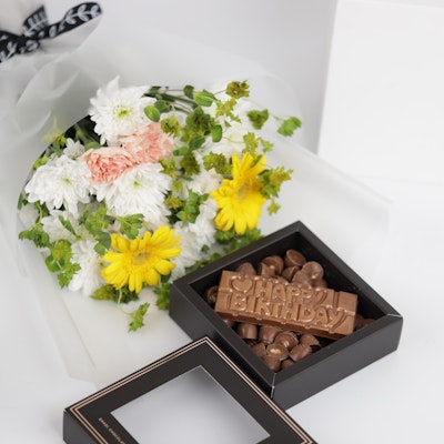 Ghazl Happy Birthday Mini Chocolate Box | Magic Blooms